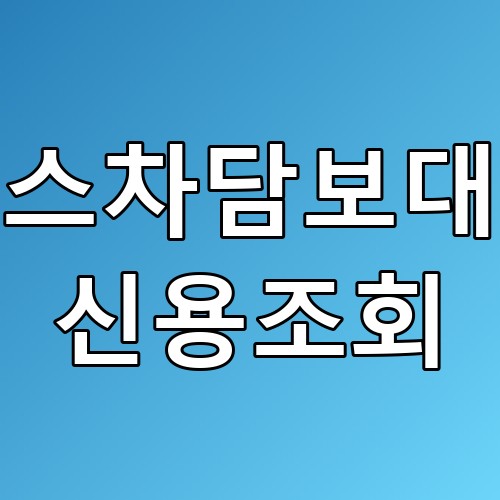 리스차담보대출 신용조회 꿀팁: 올바른 대출 상담과 조건 확인하기